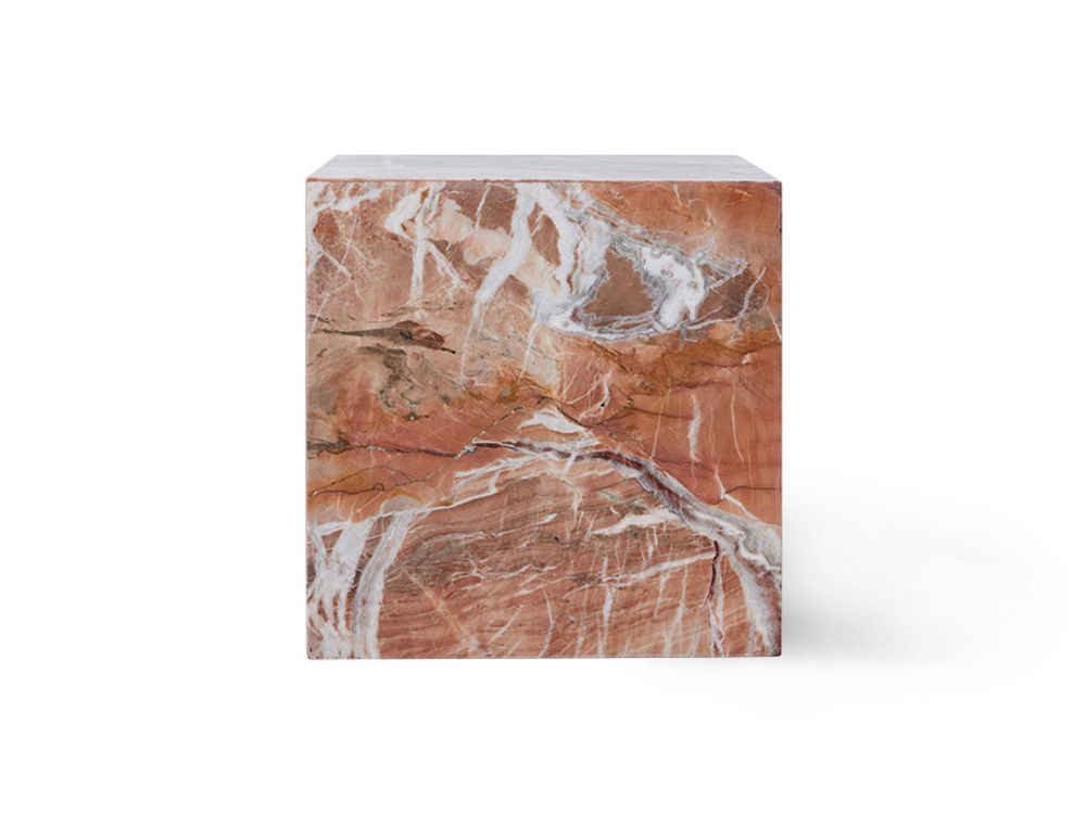 Bijzettafel BLOK - Rosa marmer HKI MTA2877