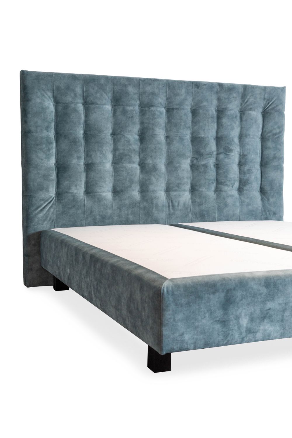 Boxspring incl. matras en topper HILTON - Blauw C-EFL HI BX1820