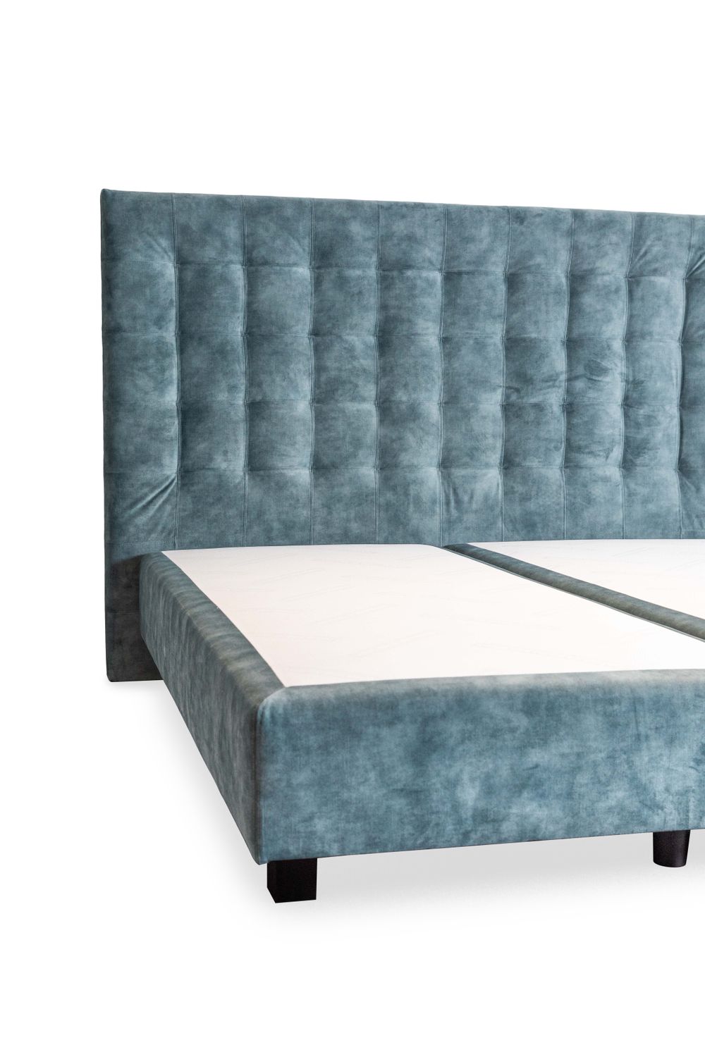 Boxspring incl. matras en topper HILTON - Blauw C-EFL HI BX1820