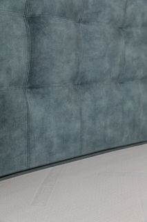 Boxspring incl. matras en topper HILTON - Blauw C-EFL HI BX1820