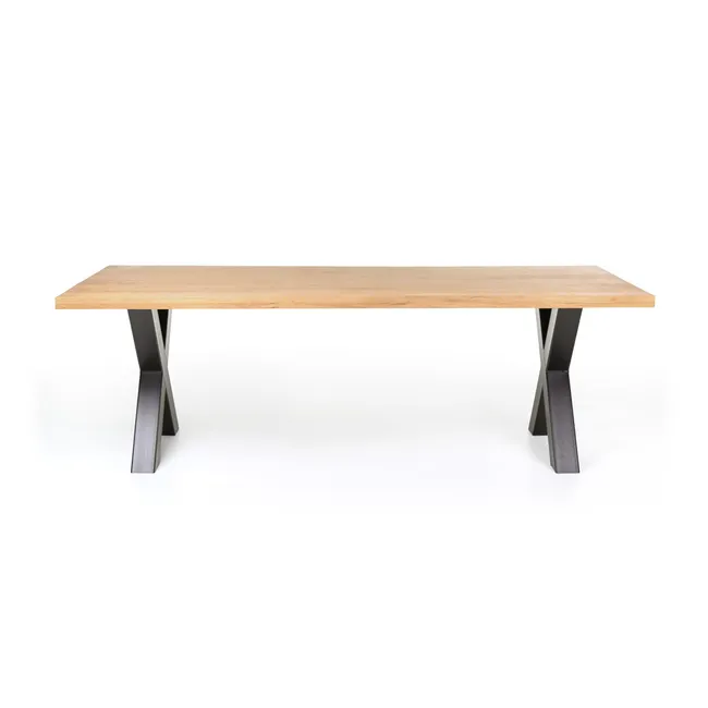 Eetkamertafel ABERDEEN - Sand / cross poten