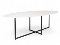 Eetkamertafel CYRIEL - Carrara keramiek U14-1-000005