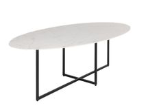 Eetkamertafel CYRIEL - Carrara keramiek U14-1-000005