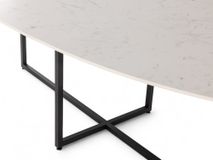 Eetkamertafel CYRIEL - Carrara keramiek U14-1-000005