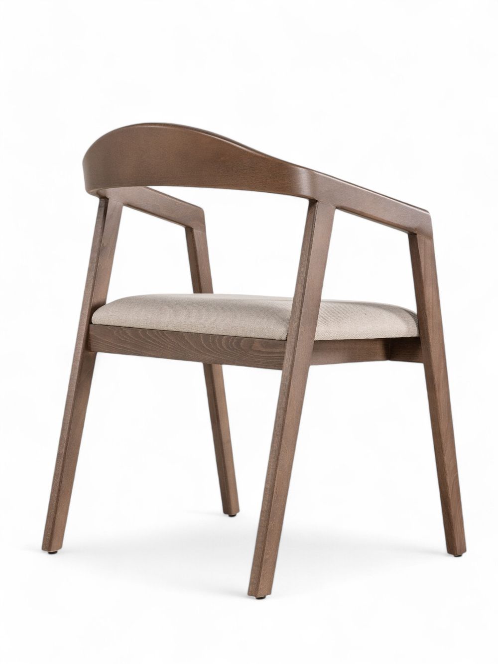 Armstoel ARMAND - Bruin beukenhout/Beige U14-6-000009