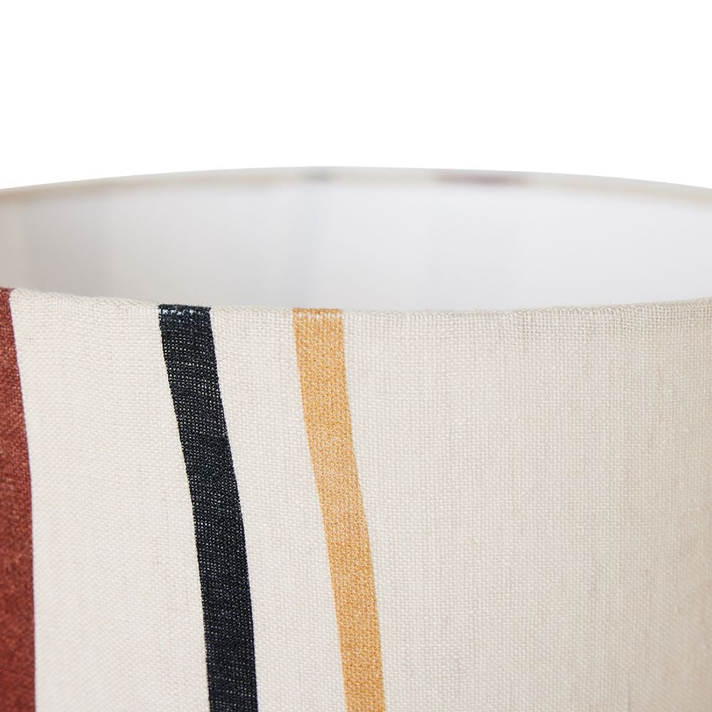 Vloerlamp RETRO - Wit/Swirl patroon C-HKI-VOL5111-VLK2037
