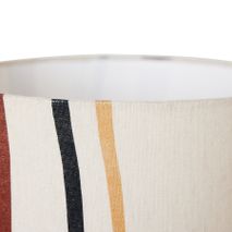Vloerlamp RETRO - Wit/Swirl patroon C-HKI-VOL5111-VLK2037