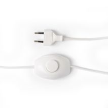 Vloerlamp RETRO - Wit/Swirl patroon C-HKI-VOL5111-VLK2037