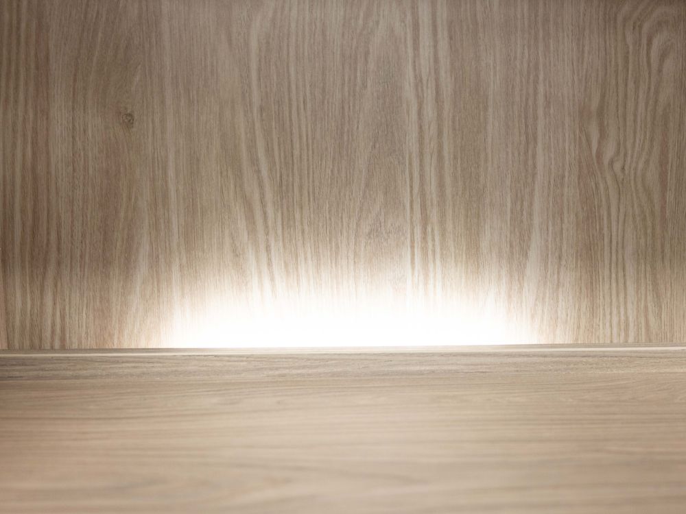 Vitrinekast incl. ledverlichting BRUGGE - Misty Oa C-MXF-287-VIT