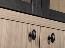 Vitrinekast incl. ledverlichting BRUGGE - Misty Oa C-MXF-287-VIT