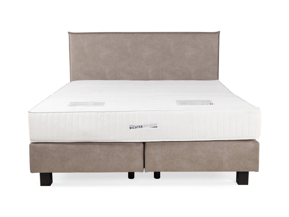 Boxspring LIEZETTE incl. matras - Lichtbruin C-EFL LI BX1820
