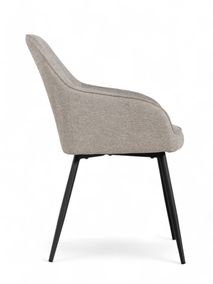 Eetkamerstoel NOLAN - Stribe Sand UNI-2-001