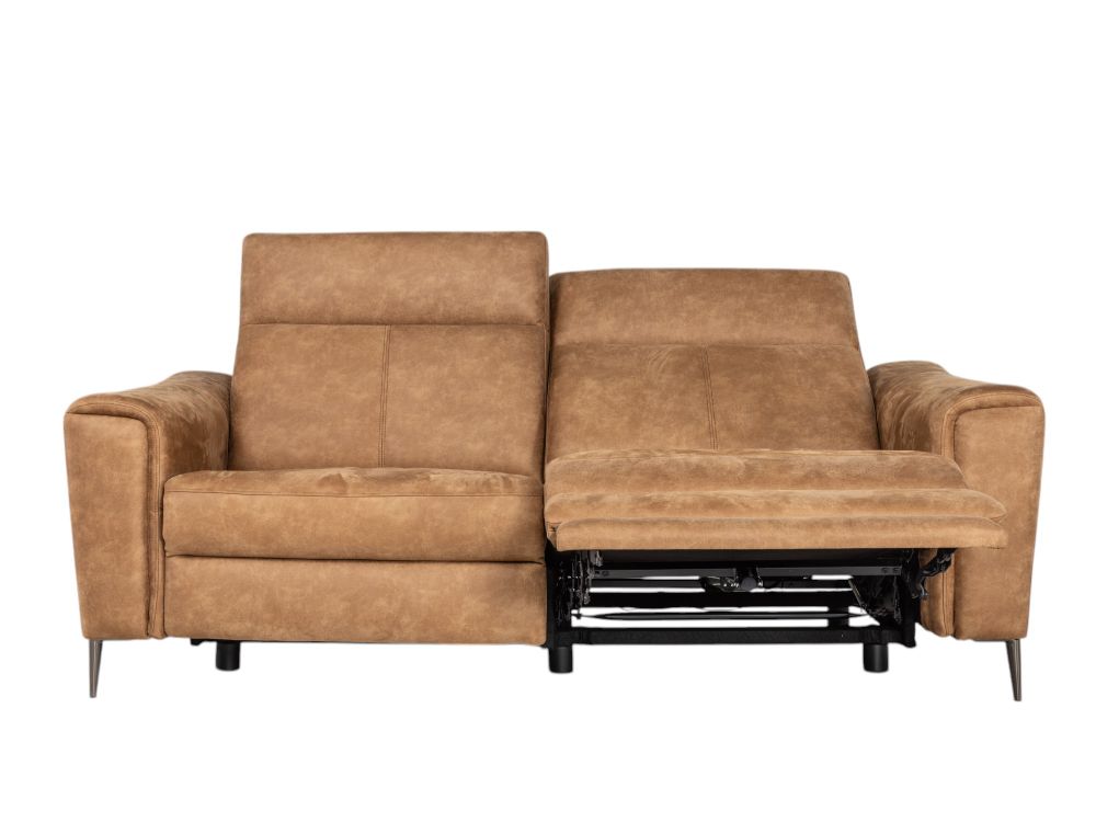 3-zit met 2 elektr. relaxen NEPAL - Cognac MED-22-000054-Z-BC16