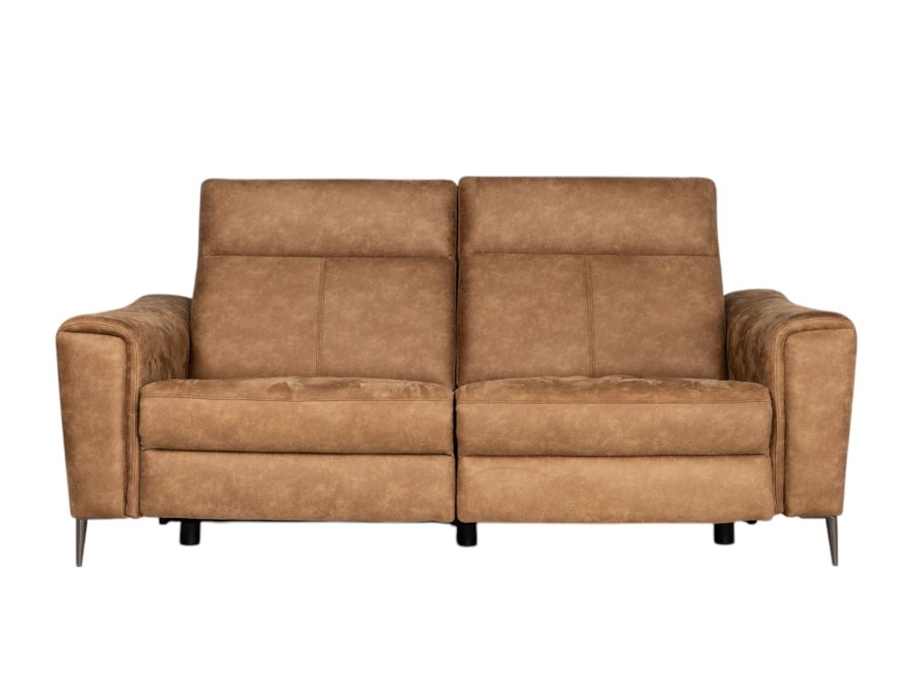 3-zit met 2 elektr. relaxen NEPAL - Cognac MED-22-000054-Z-BC16