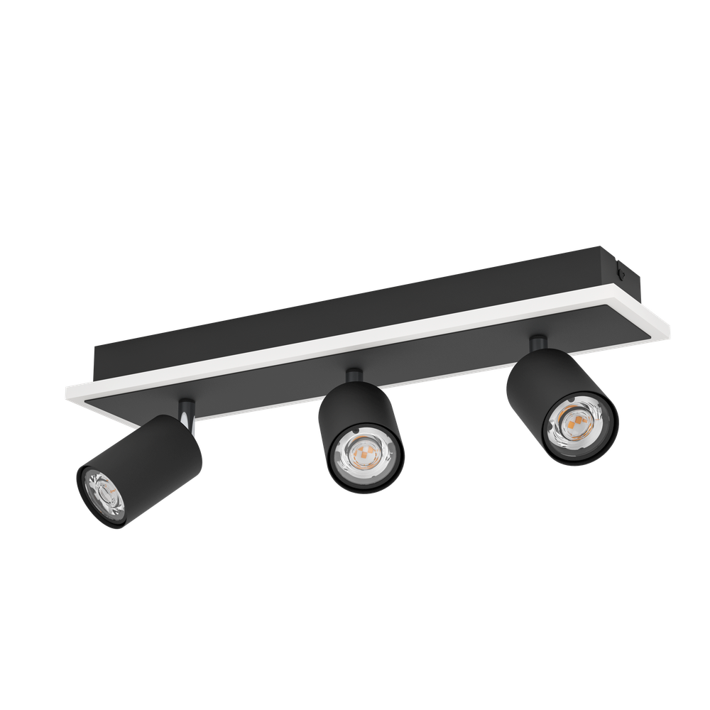 3-lichts spot RIMBOCCHI 1 - Zwart EGL 901636