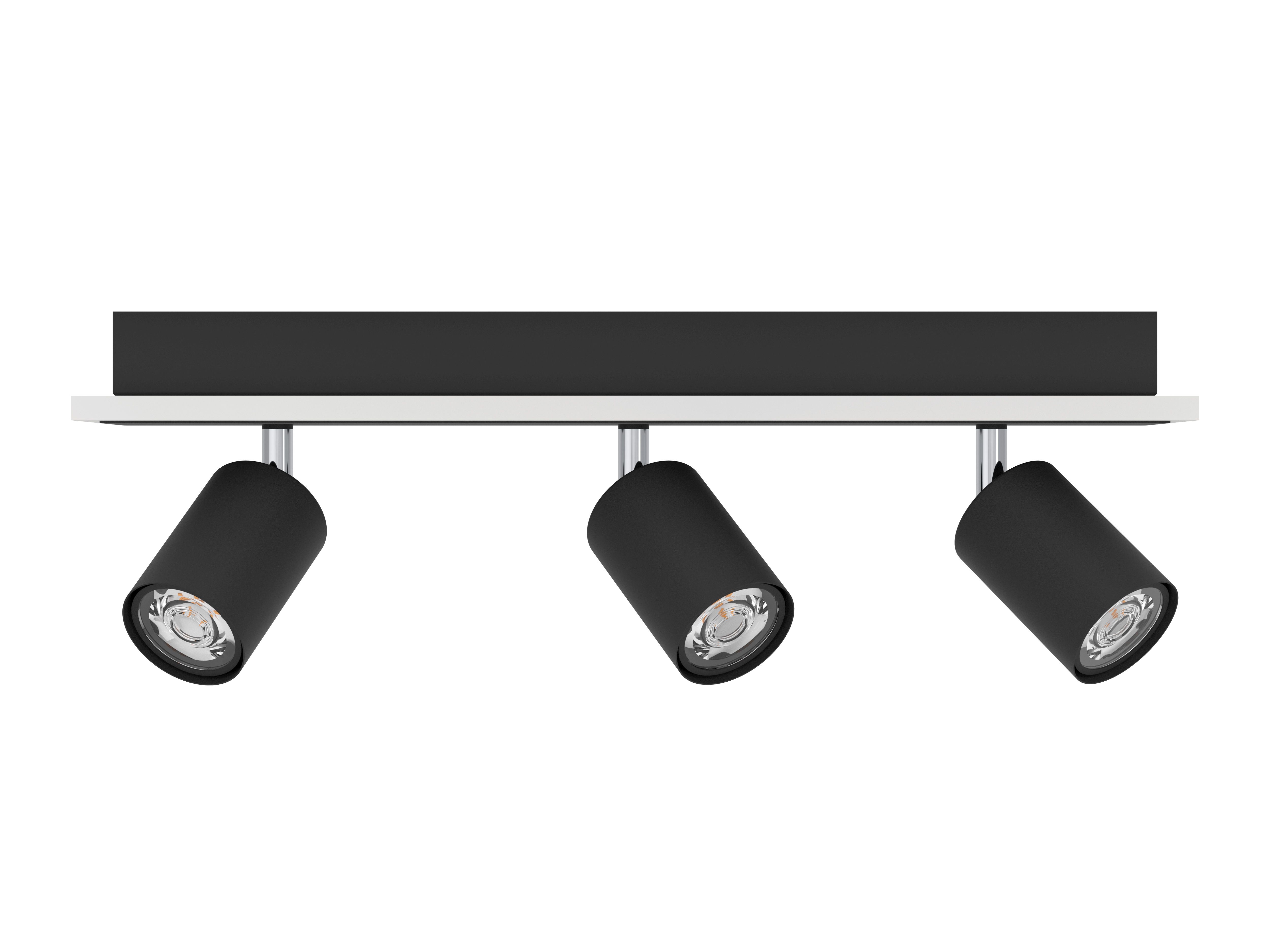 3-lichts spot RIMBOCCHI 1 - Zwart EGL 901636