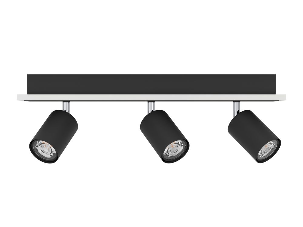3-lichts spot RIMBOCCHI 1 - Zwart EGL 901636