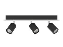 3-lichts spot RIMBOCCHI 1 - Zwart EGL 901636