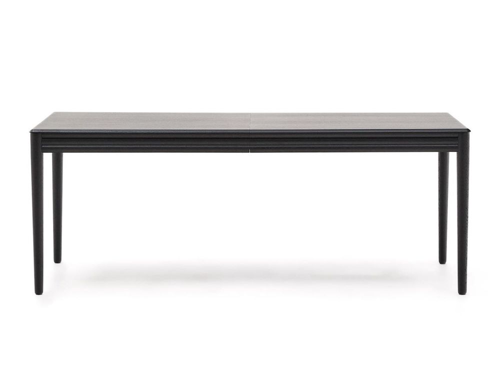 Uitschuiftafel LENON - Zwart eikenfineer/Massief e KAV T0200008MM01