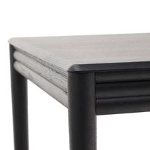 Uitschuiftafel LENON - Zwart eikenfineer/Massief e KAV T0200008MM01