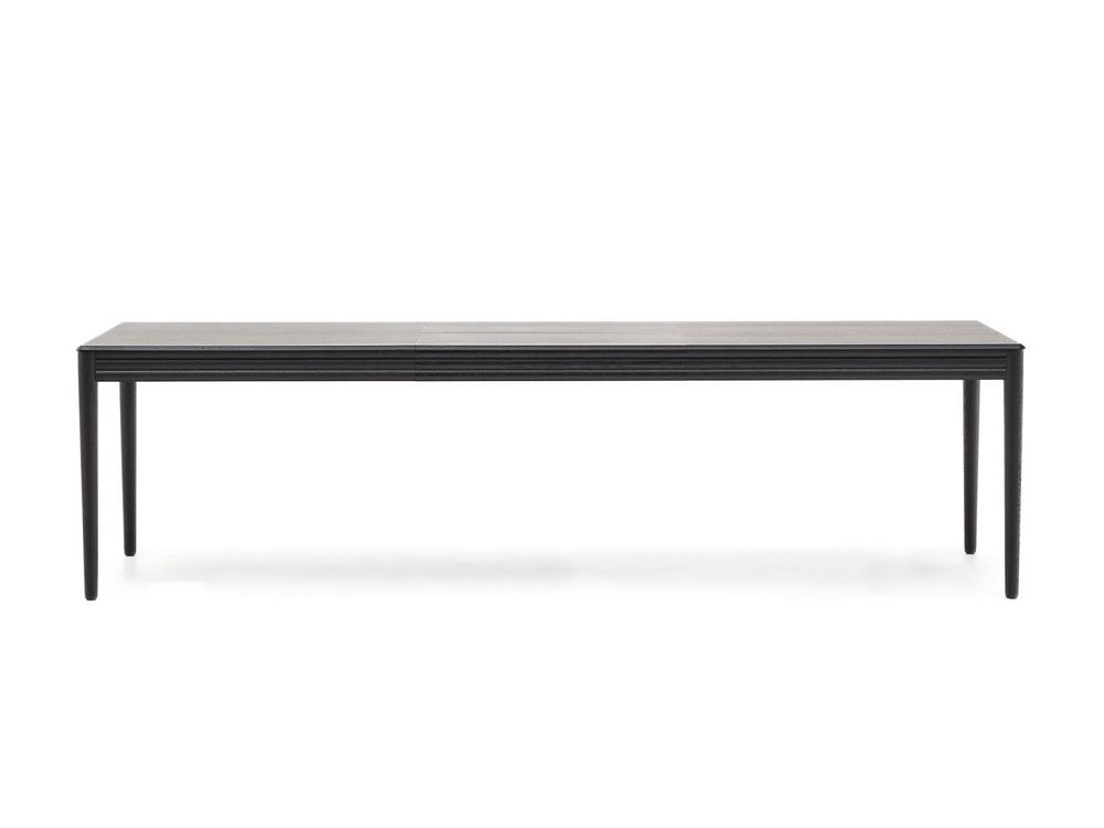 Uitschuiftafel LENON - Zwart eikenfineer/Massief e KAV T0200008MM01