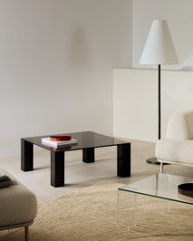 Salontafel ADULARIA - Donkergrijs glas KAV T0600054CC03