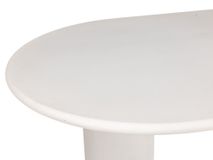 Eetkamertafel ovaal FLOW - Moonskin Off White DEZ FL T2312-M