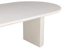 Eetkamertafel ovaal FLOW - Moonskin Off White DEZ FL T2312-M