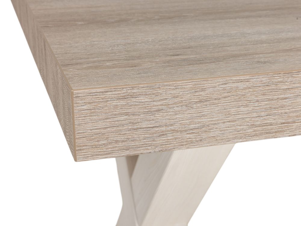 Eetkamertafel YORK cross poten - Lariks & Crys MBR YO T17X