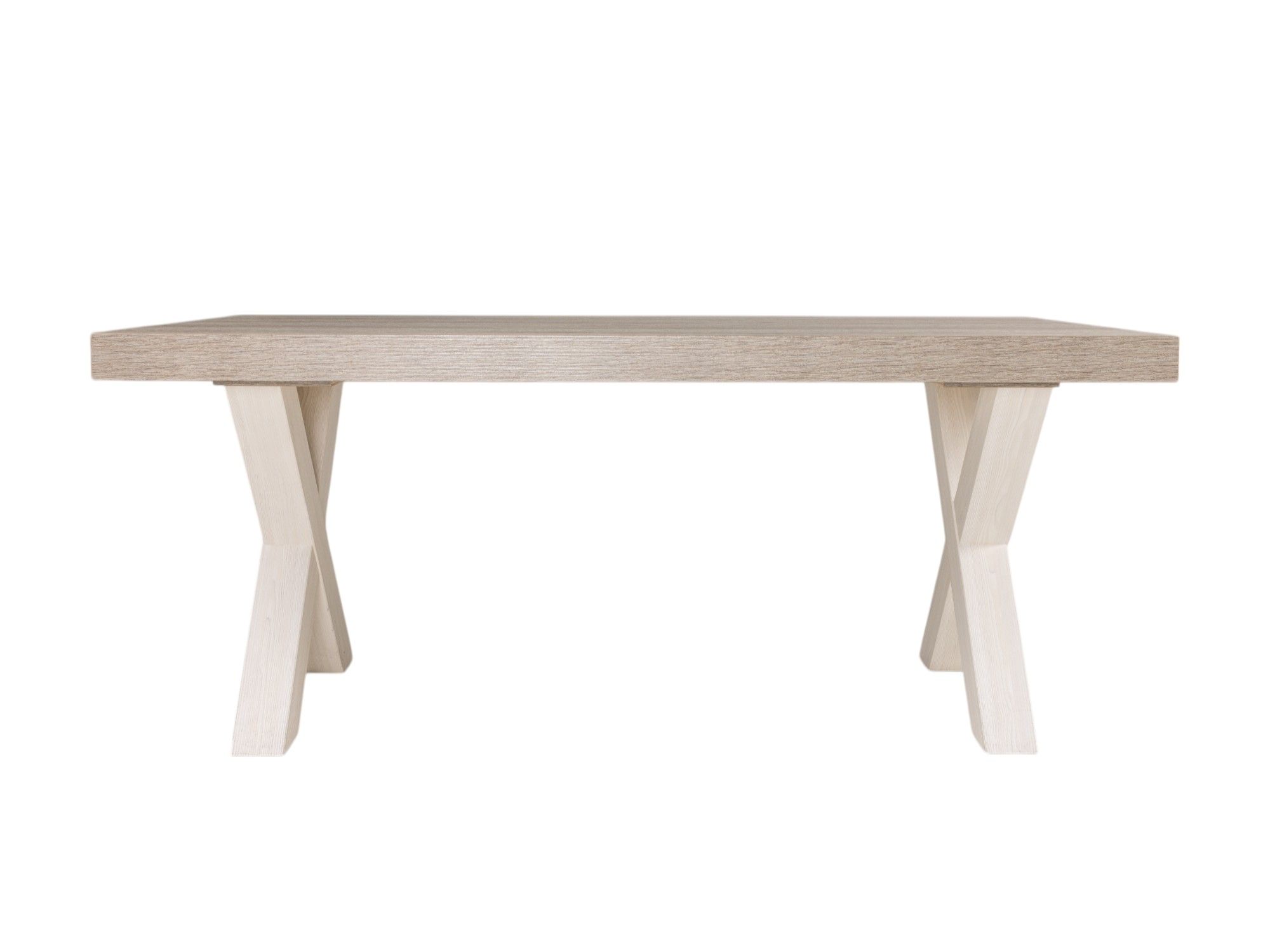 Eetkamertafel YORK cross poten - Lariks & Crys MBR YO T17X