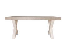Eetkamertafel YORK cross poten - Lariks & Crys MBR YO T17X