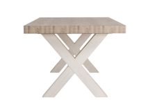 Eetkamertafel YORK cross poten - Lariks & Crys MBR YO T17X