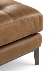 Hoeksalon HOLLYWOOD - Leder Cacao C-FRF-85-HKS2