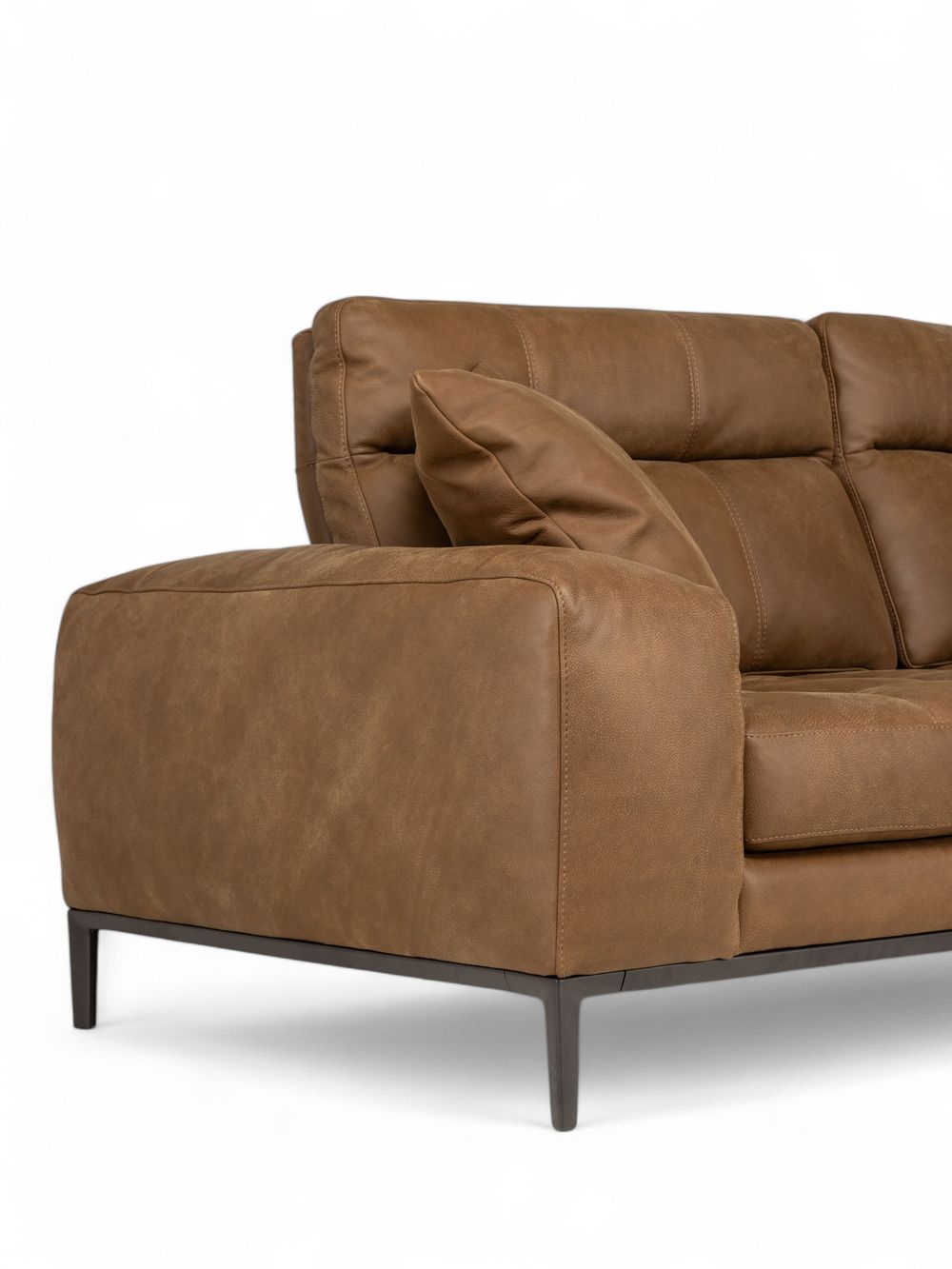 Hoeksalon HOLLYWOOD - Leder Cacao C-FRF-85-HKS2