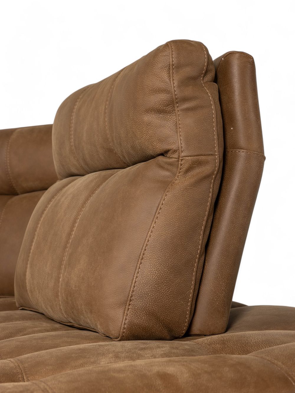 Hoeksalon HOLLYWOOD - Leder Cacao C-FRF-85-HKS2