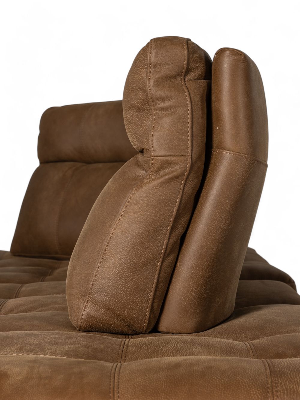 Hoeksalon HOLLYWOOD - Leder Cacao C-FRF-85-HKS2