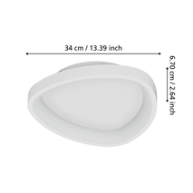 Wand-/plafondlamp LORETELLO - Wit EGL 901583