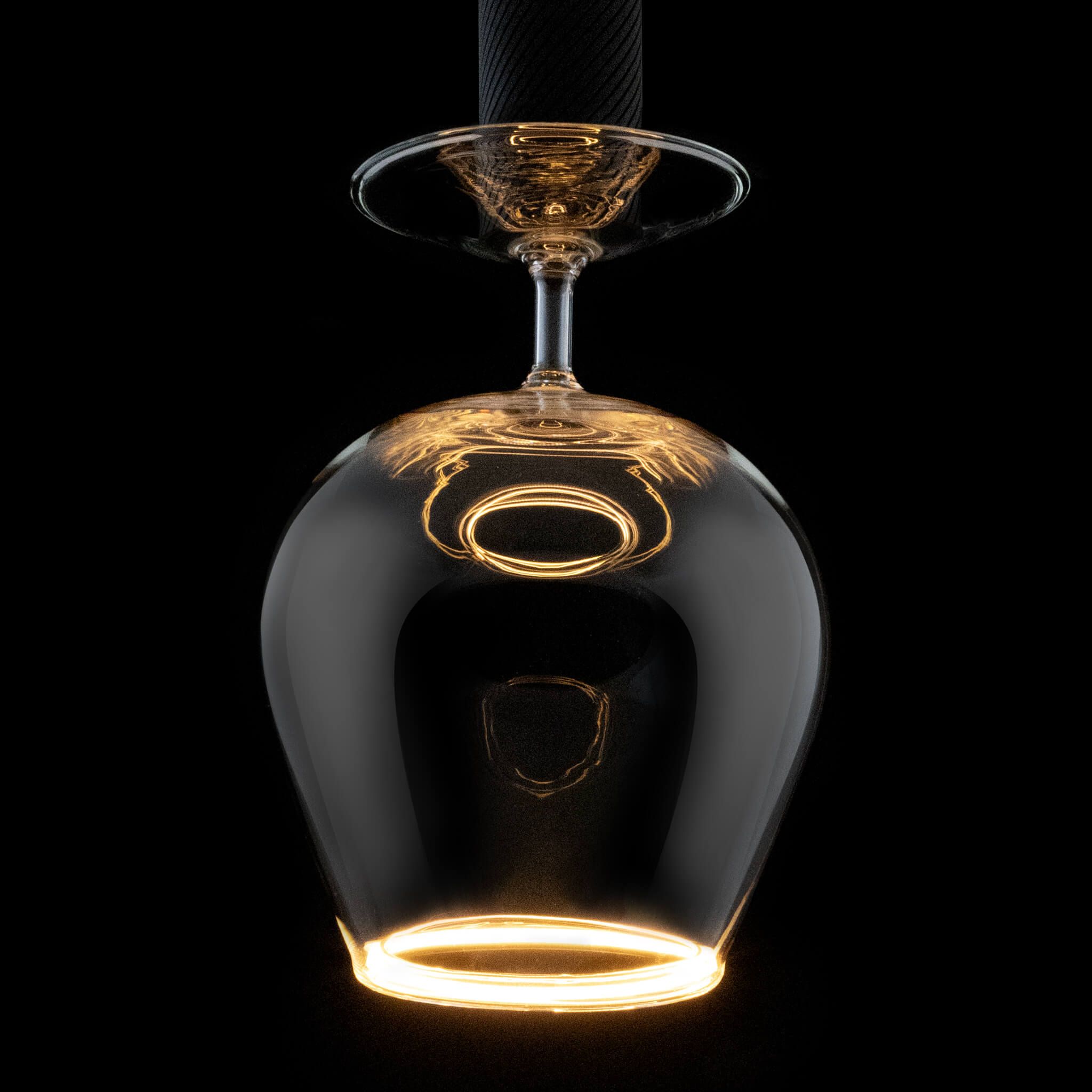 Ledlamp FLOATING LINE COGNAC - Transparant