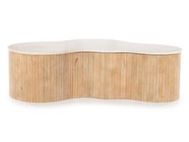 Salontafel KIRA - Mangohout / marmer ELO 96189