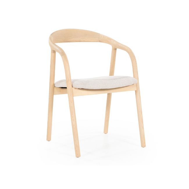 Eetkamerstoel RAYVEN - Bruin essenhout