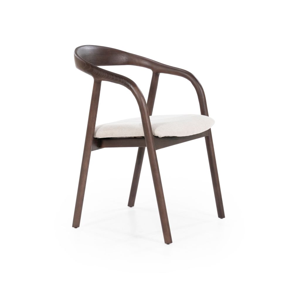 Eetkamerstoel RAYVEN - Bruin essenhout ELO 96230