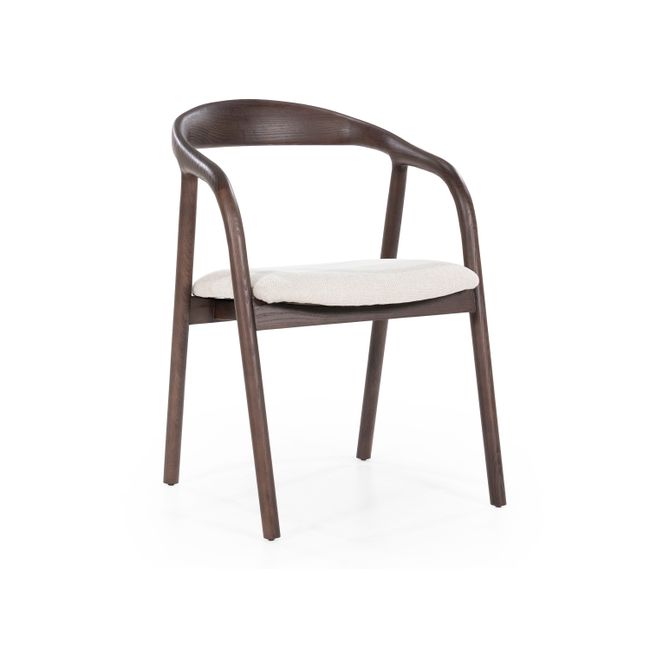 Eetkamerstoel RAYVEN - Bruin essenhout