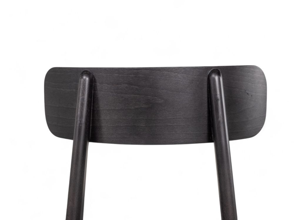 Eetkamerstoel CELESTE - Zwart beukenhout/Grijs U14-7-000005-BZ-CG