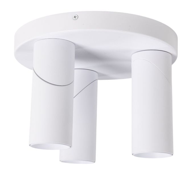 Plafondspot rond TWIST - Zwart