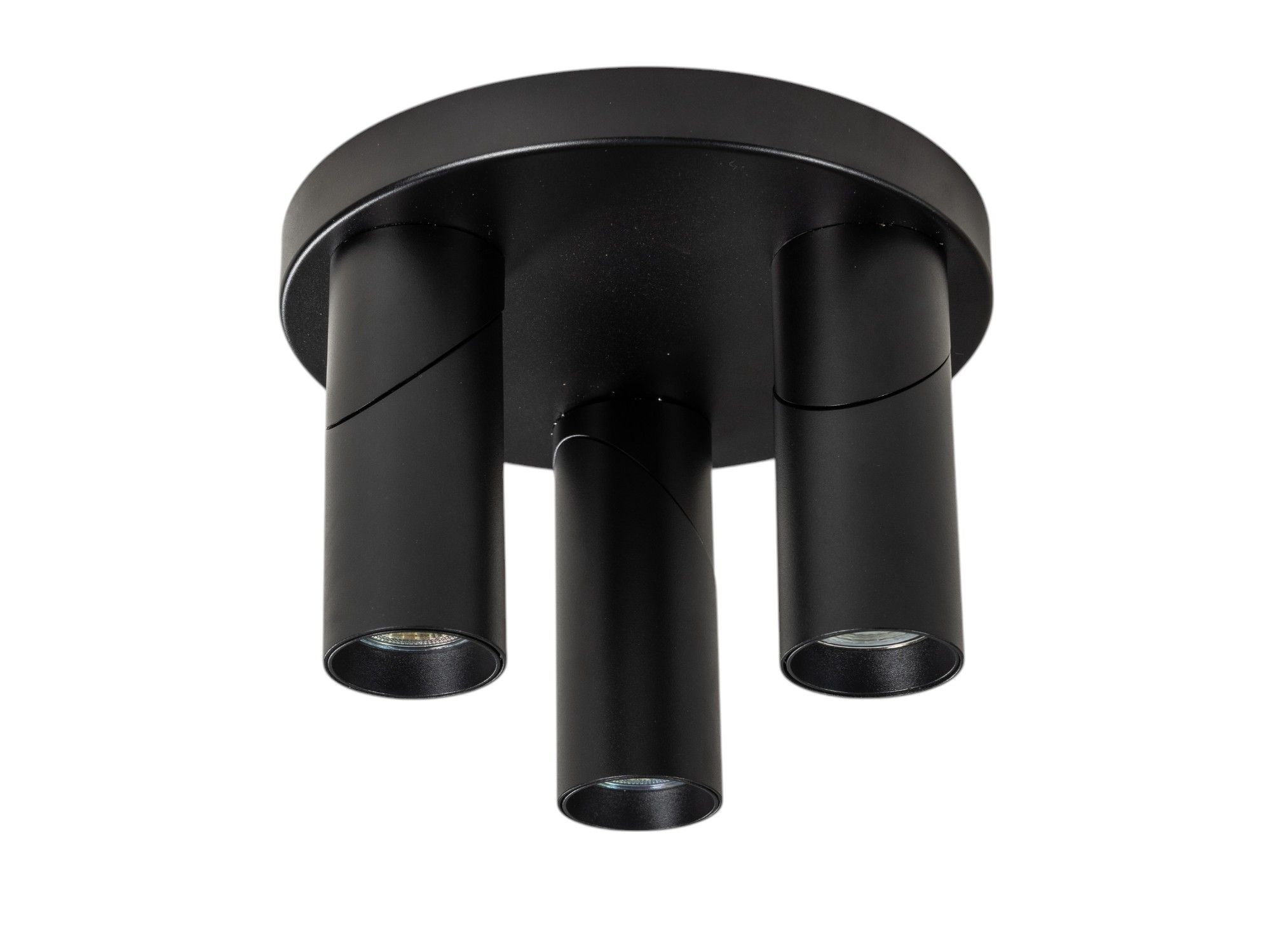 Plafondspot rond TWIST - Zwart FLT TWISTRO393