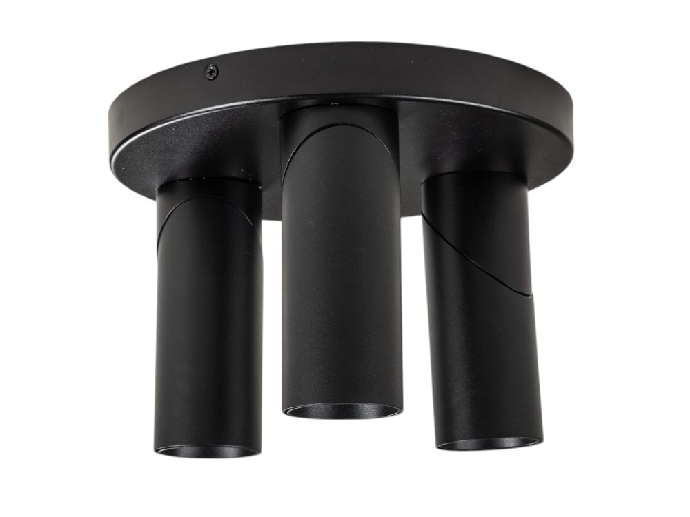 Plafondspot rond TWIST - Zwart FLT TWISTRO393