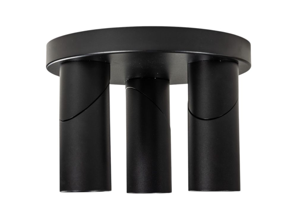 Plafondspot rond TWIST - Zwart FLT TWISTRO393