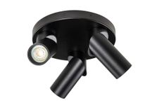 Plafondspot rond TWIST - Zwart FLT TWISTRO393