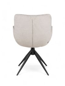 Armstoel met draaipoot REECE - Antraciet MXF-280-001-MON