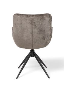 Armstoel met draaipoot REECE - Taupe MXF-280-001-MOT